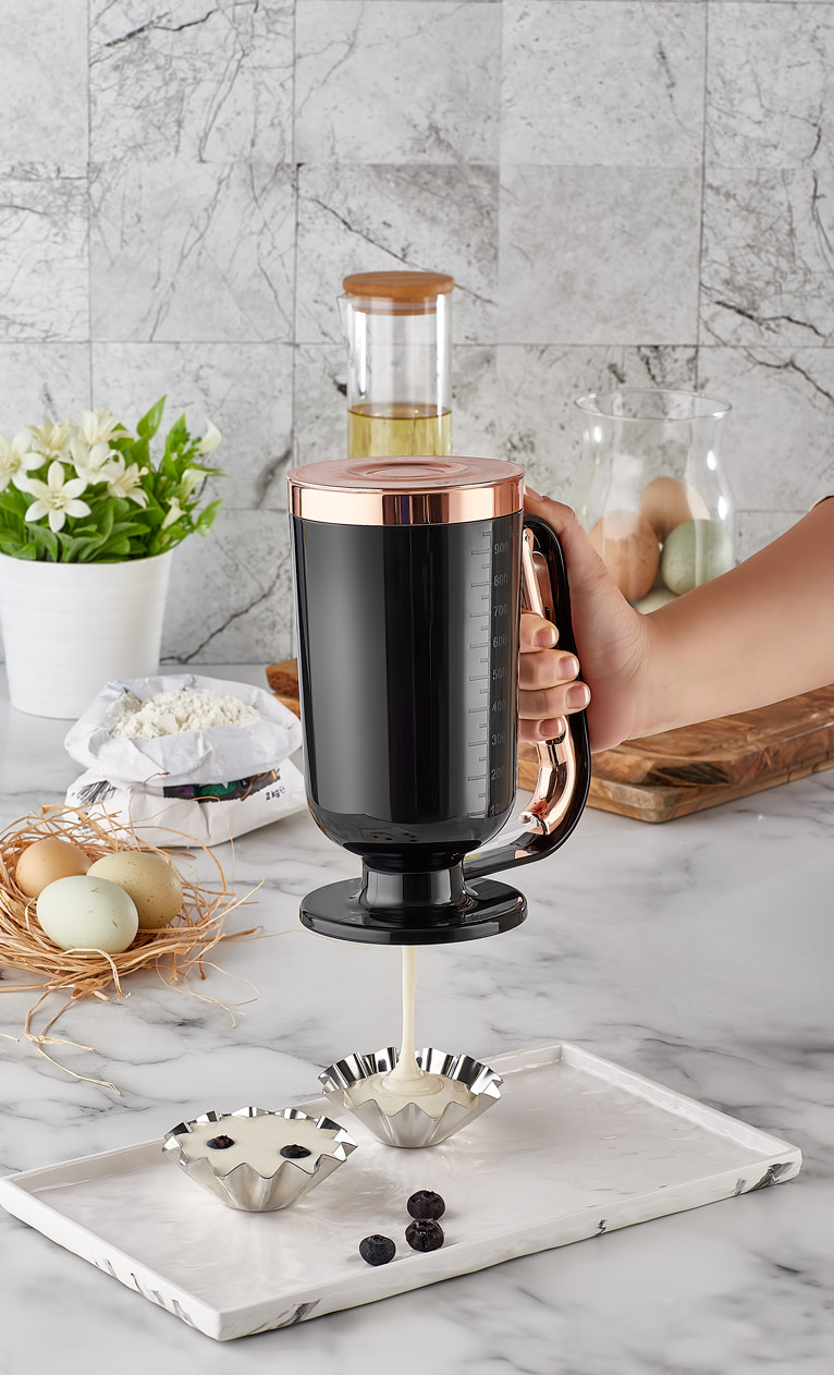 Teigportionierer Schwarz 900ml » Myikra